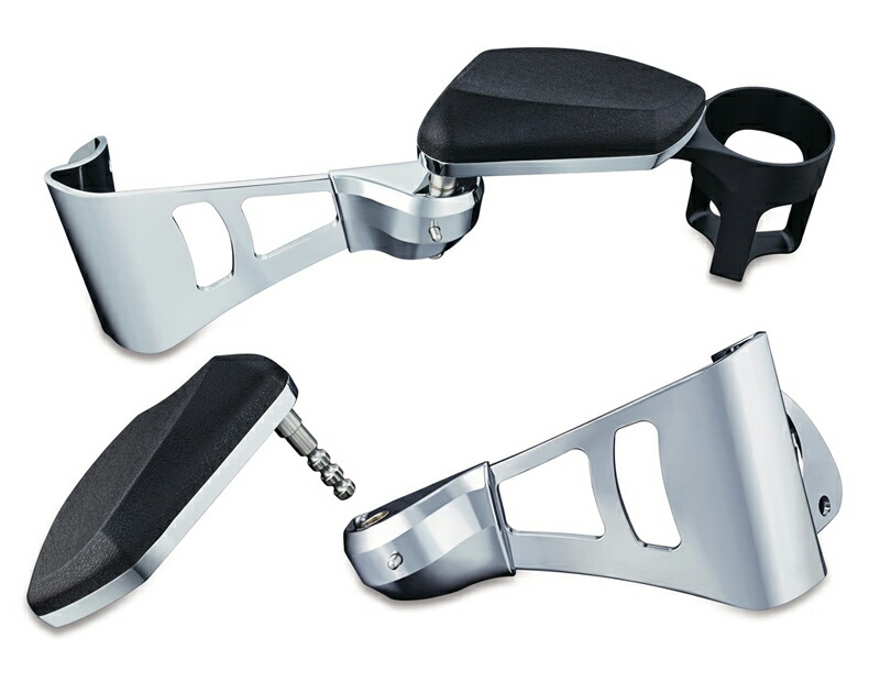 クリアキン T14-KUR8955 パッセンジャーアームレスト CHR Touring 14-21 T14-KURyakyn パッセンジャー アームレスト | ハーレー・カスタム・ワールド [HARLEY