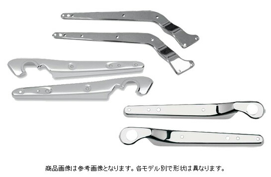 スポーツスター(2004～2022年式)リアフェンダーストラットカバー（クローム 新品 ハーレー スポーツスター リアフェンダー ストラットカバー