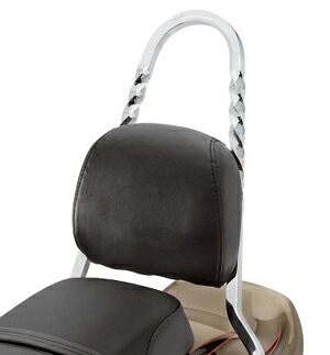 パッセンジャーバックレストパッド　スムーズブラック｜アンバーピース