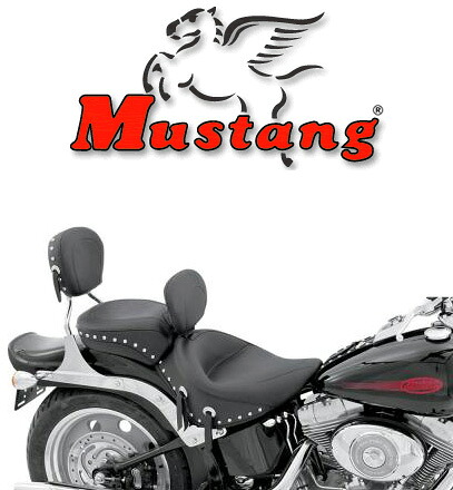 Mustang STUDDED ソロシート　2006～10年FXST、2007～17年FLSTF/B