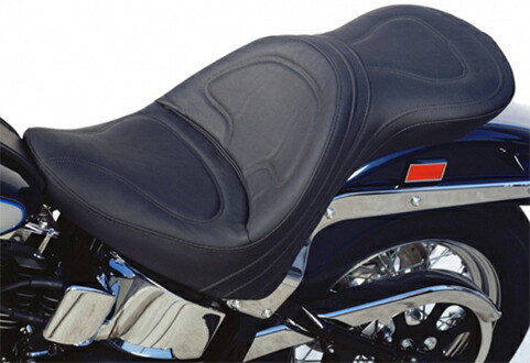 EXPLORER SEAT 2006～09年FXST、2007～17年FLSTF/B バックレスト無し