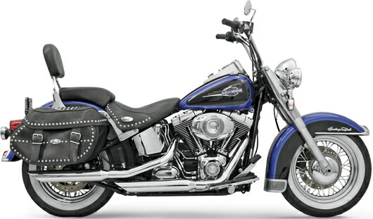 FIREPOWER スリップオンマフラー 2007～17年FXST、FLST、FXCW、FXSB（Slash-down）