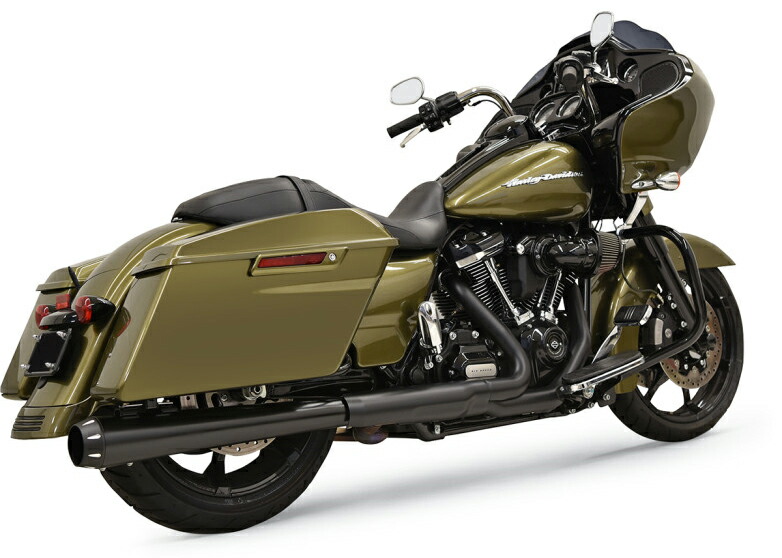 Bassani CROSSOVER ELIMINATOR DNTスリップオンマフラー Megaphone ブラック 2017年以降ツーリング
