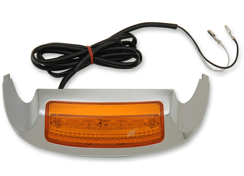 LED フェンダーチップライト アンバーレンズ 2014年以降FLHTCU、FLHTK、FLHTCUTG｜アンバーピース