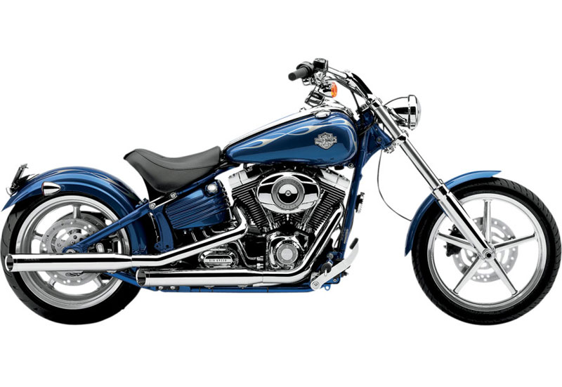 COBRA 3インチ スリップオンマフラー クローム 2007~17年FXST/B/C、FLSTC、FXCW/C|アンバーピース
