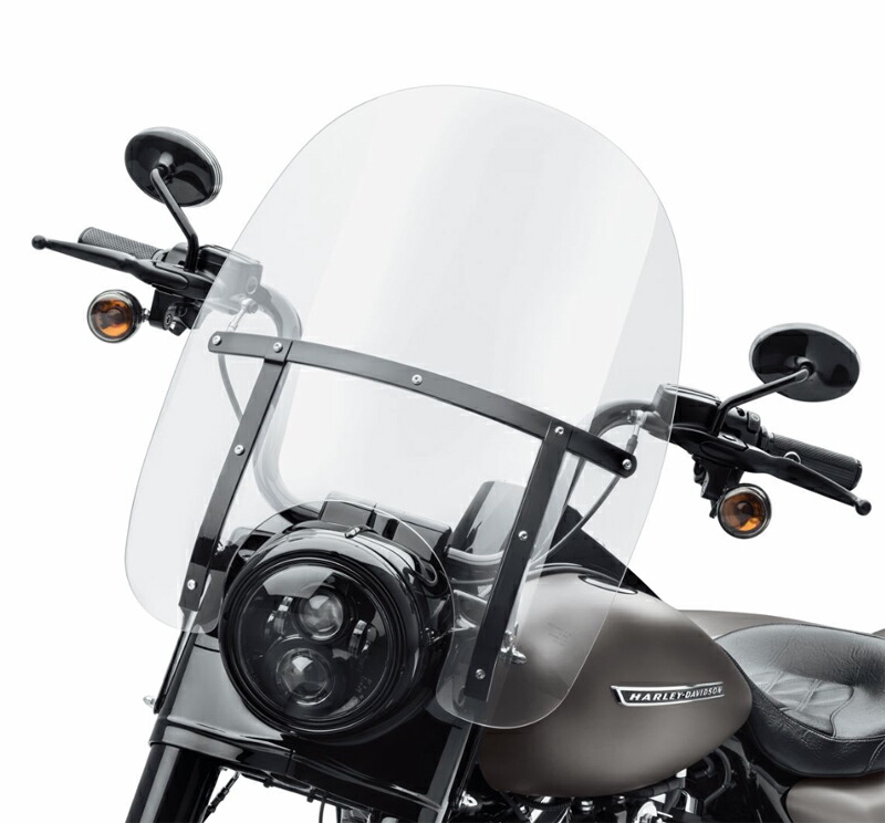 ロードキング・デタッチャブル・ウインドシールド・ブラックブレス クリア 高さ691mm×幅587mm 52,694円