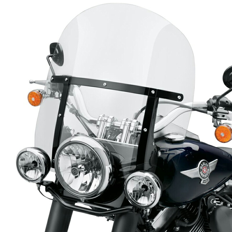 デタッチャブル・キングサイズ・ウインドシールド/補助ライト装着FLソフテイル用 ライトスモーク 97,563円