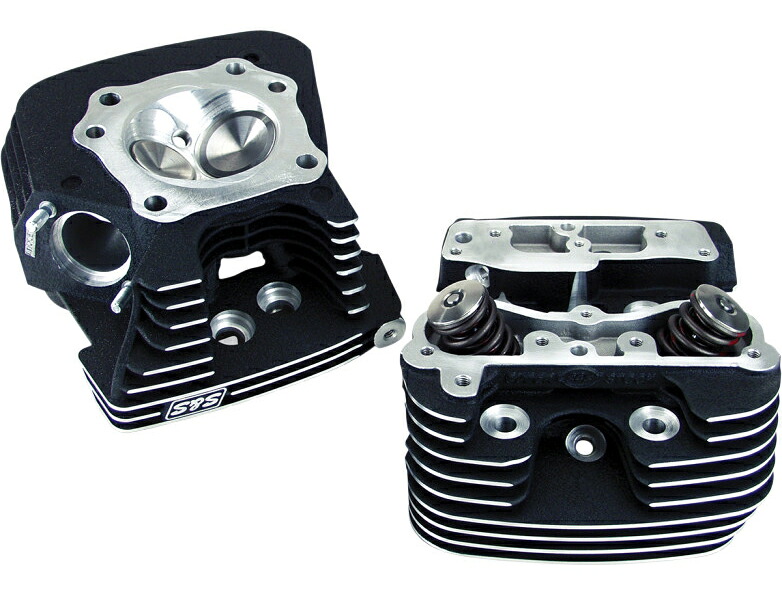 SUPERSTOCK シリンダーヘッド ツインカム:89cc:リンクルブラック