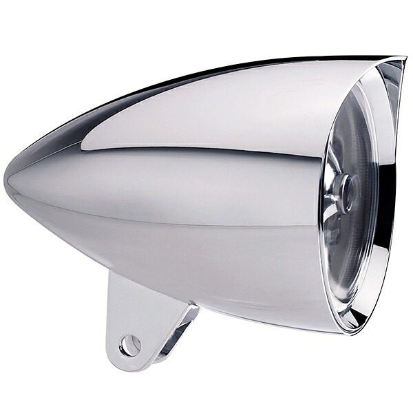 4-1/2” ヘッドライトハウジング：Chrome Mariah Concours Rocket Vampire