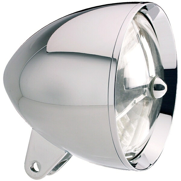 5-3/4” ヘッドライトハウジング：Chrome Smooth Concours
