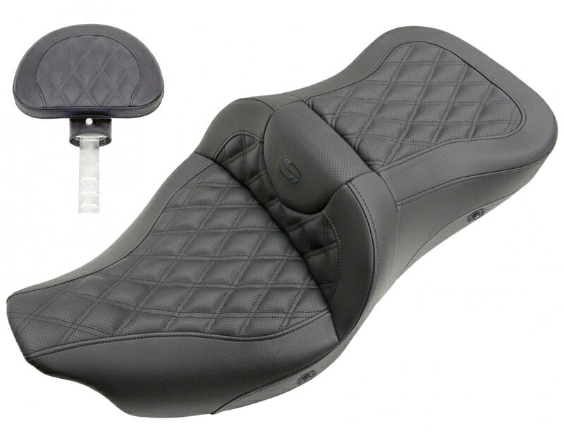 ROADSOFA LS シート トライグライドモデル用 ヒーター機能付き/バックレスト有り 2009～25年FLHTCUTG/SE