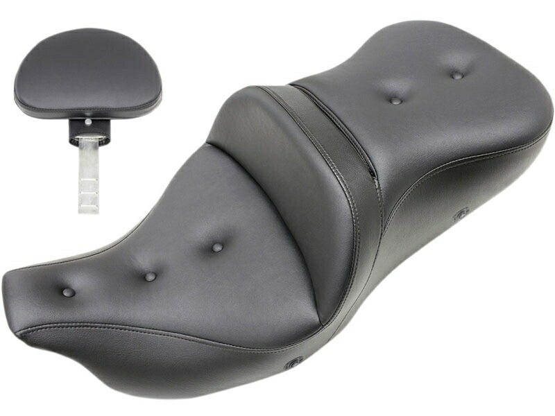 ハーレーカスタムパーツ 送料無料 シート Road ツーリングルモデル用シート Sofa バイク用品 シート トライグライドモデル用 ヒーター機能付き バックレスト有り アンバーピース Pt Road