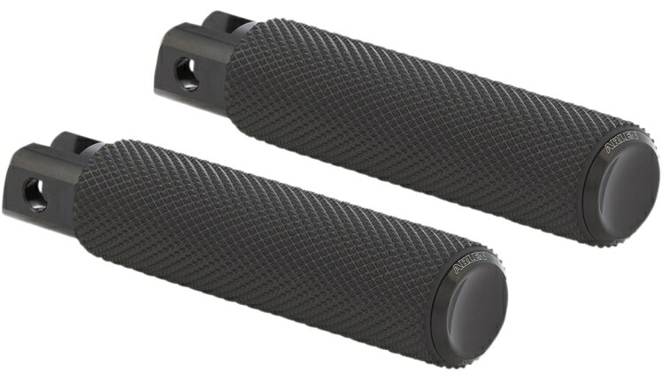 FUSION KNURLED ライダーフットペグ:ブラック｜アンバーピース