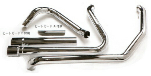 ★GTR35 モーターステージ　2in2左右独立エキパイ　ヒートガード付 純正ルック独立エキパイ ファットボーイ用 - MOTOR STAGE