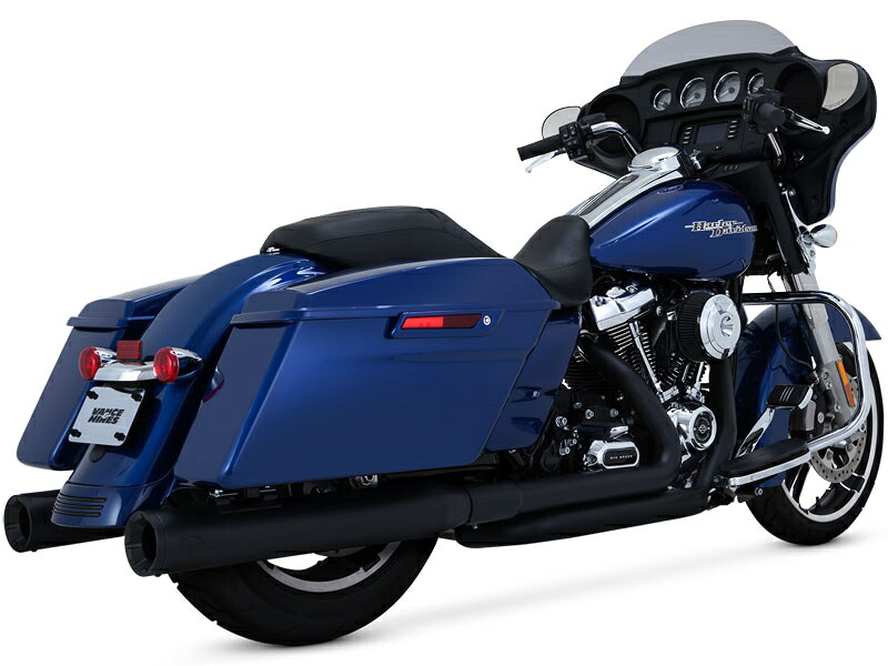 VANCE＆HINES ELIMINATOR 400 スリップオンマフラー:2017年以降ツーリング/ブラック