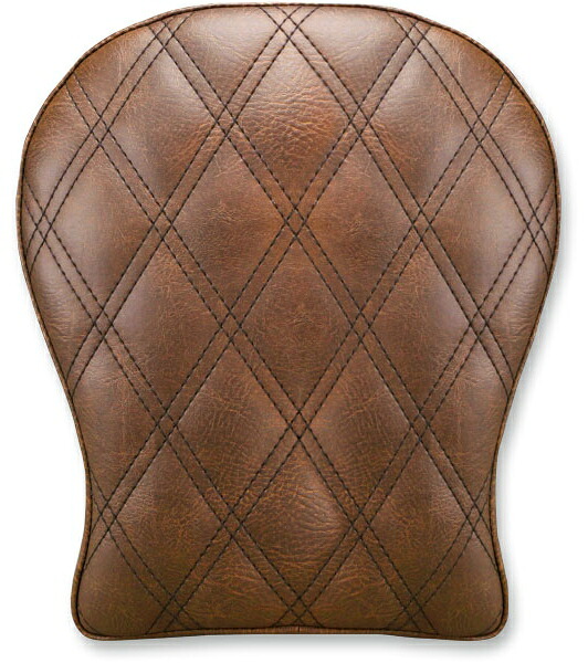 LATTICE STITCHED BROWN ピリオンパッド:幅:22.8cm x 長さ:25.4cm x 高さ:4.4cm｜アンバーピース