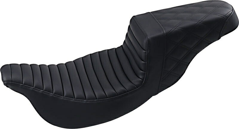 STEP-UP TR FRONT ＆ REAR LS シート:2008～25年ツーリング/ブラック｜アンバーピース