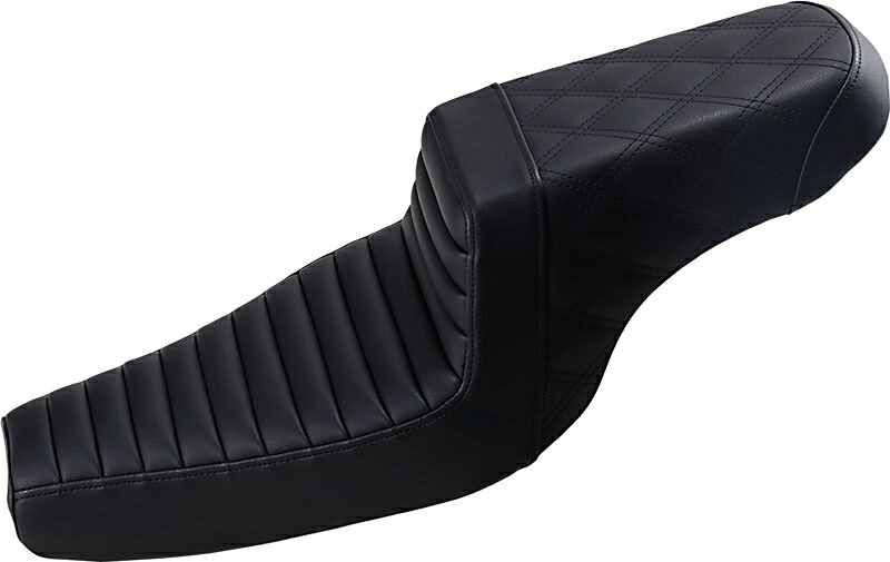 STEP-UP TR FRONT ＆ REAR LS シート:2004～22年スポーツスター12.5Lタンク/ブラック