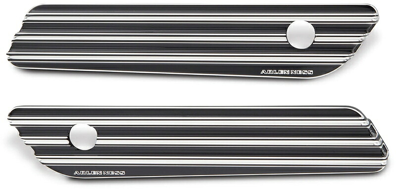 10-GAUGE サドルバッグラッチカバー:ブラック/2014～25年ツーリング