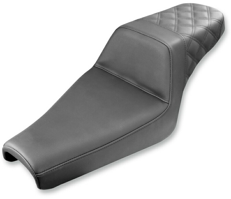 STEP-UP REAR LS シート:2004～22年スポーツスター12.5Lタンク/ブラック