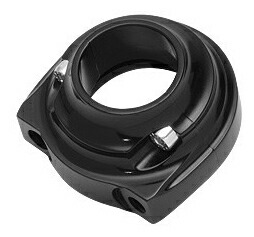 ビレット スロットルハウジング：デュアルケーブル スナップイン 23.5mm(Atrantis、Mini用)/ブラック