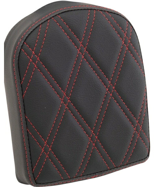 スクエア シーシーバー用パッド ショート:Double Diamond Red Stitch