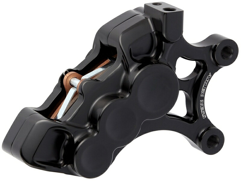 6-PISTON DIFFERENTIAL BORE ブレーキキャリパー ブラック:右側:14インチローター用/2014～22年スポーツスター、2006～17年ダイナ、2006～17年FLST、2018年以降ソフテイル、2008～25年ツーリング