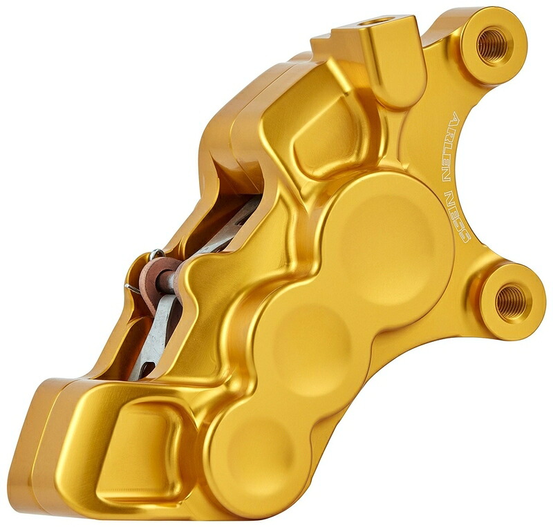 6-PISTON DIFFERENTIAL BORE ブレーキキャリパー ゴールド:右側:11.8インチローター用　2006～22年モデル