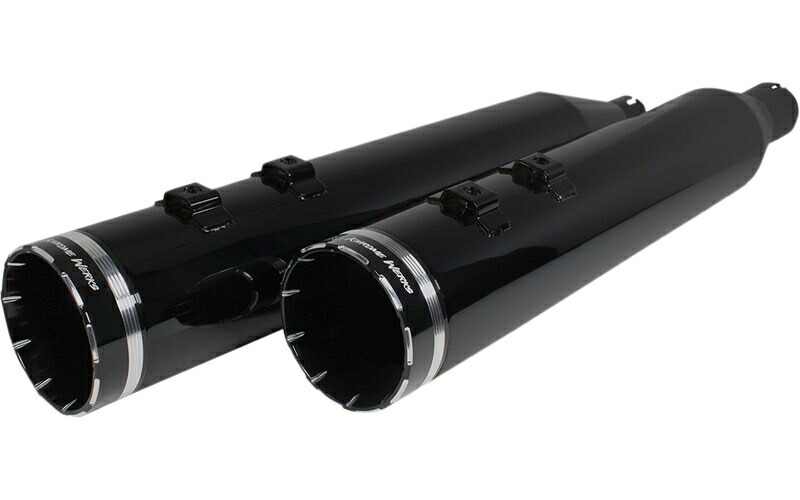 Khrome Werks 4.5インチ HP-Plusマフラー トレーサーティップ:2017年以降ツーリング/グロスブラック/グロスブラック｜アンバーピース