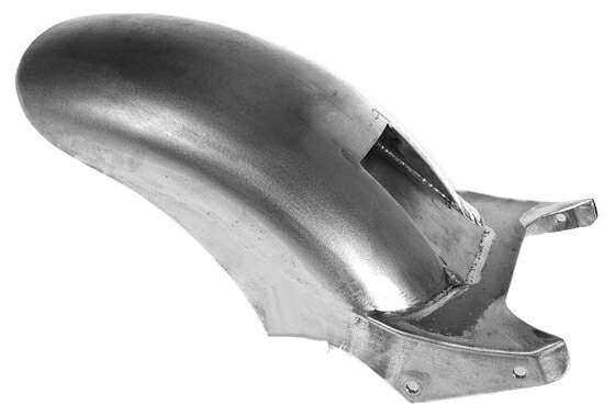STEEL 260mm/18&rdquo; リアフェンダー:テールライト＆ターンシグナル付き　2000～07年ソフテイル｜アンバーピース