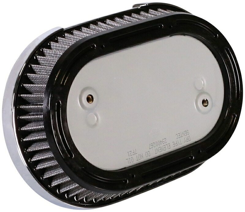 AIRBOX KIT OVAL エアクリーナー:クローム 2018~24年ソフテイル、2017~25年ツーリング、トライク|アンバーピース
