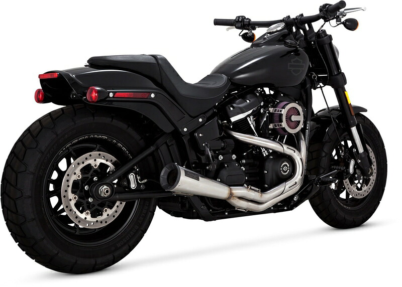 VANCE＆HINES ステンレス UPSWEEP 2in1マフラー:2018年以降FLDE、FXBB、FXLR/S、FXFB/S、FLSL、FXST/PCX搭載｜アンバーピース
