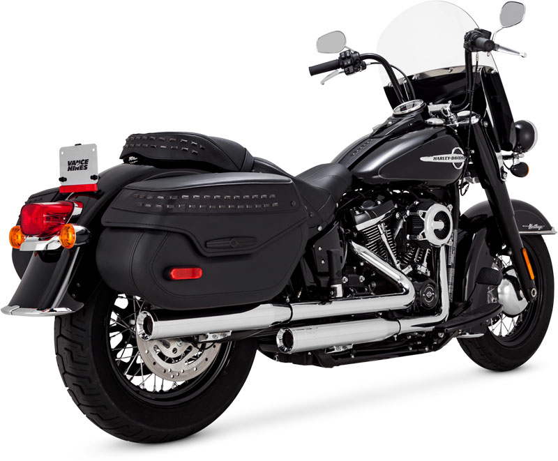 楽天市場】VANCE＆HINES ツインスラッシュ スリップオンマフラー