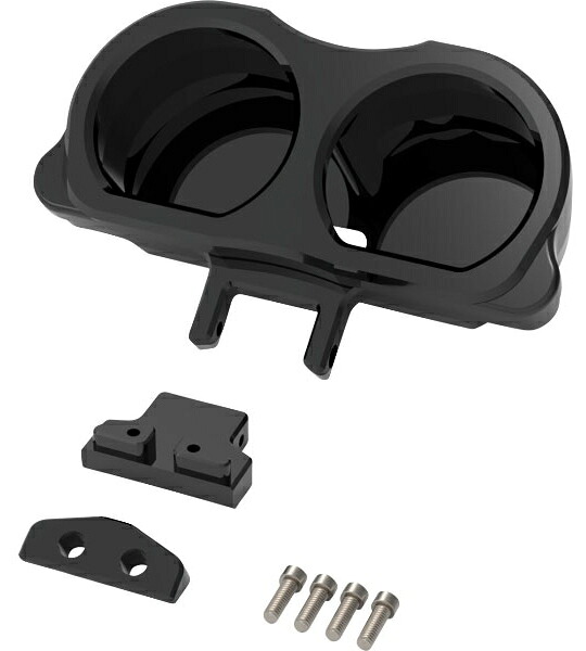 DUAL GAUGE MOUNT PERFORMANCEライザー用:2015～24年FLTR/ブラック｜アンバーピース