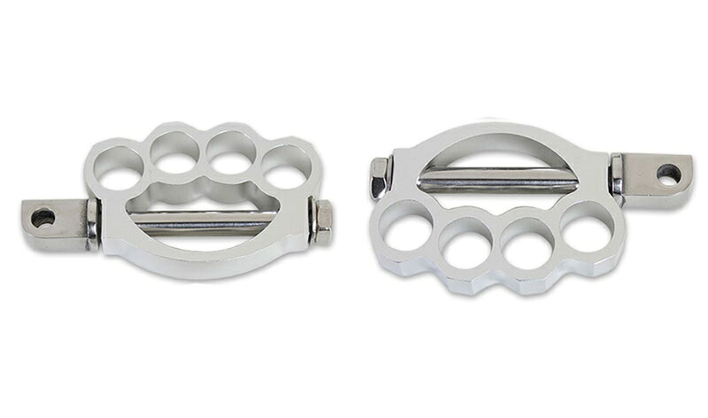KNUCKLE フットペグ:クローム