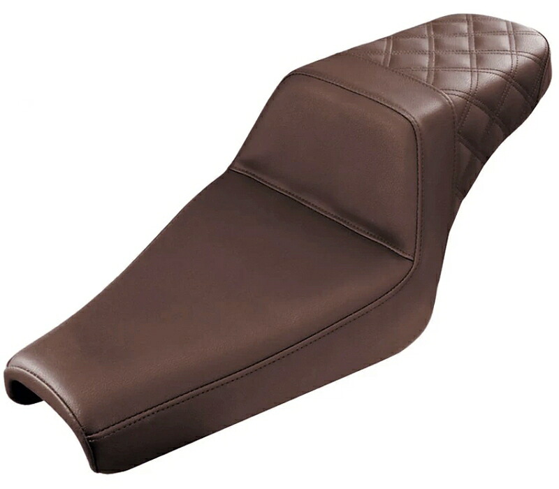 STEP-UP REAR LS シート:2004～22年スポーツスター17Lタンク/ブラウン
