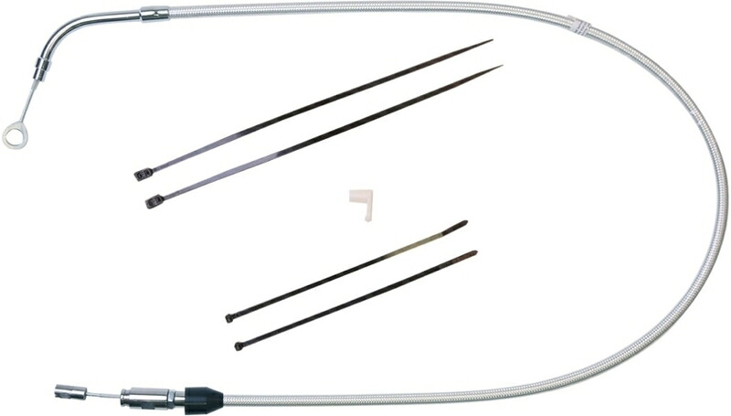 QUICK CONNECT クラッチケーブル 2021～24年FLHT、FLHX/ STERLING CHROMITE:124cm