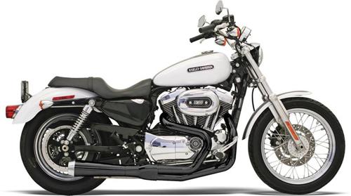 ロードレイジ 2in1マフラー:ショート/2004～13年スポーツスター｜アンバーピース