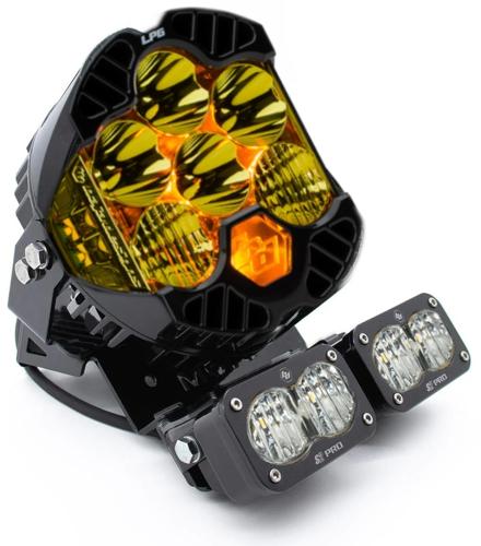 Baja Designs Naked LP6 with Dual S2 LEDライトキット:【Dual S2：Sportタイプ／Driving Comboライト】【LP6 ヘッドライト：アンバー】【Dual S2ライト：ホワイト】