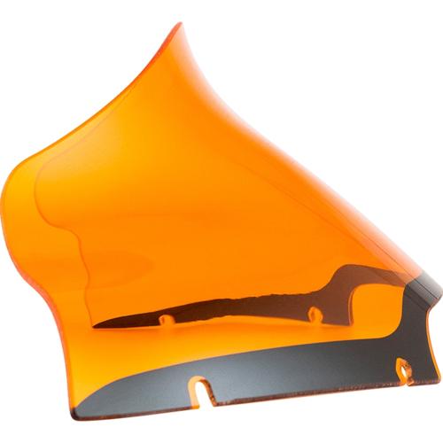 KOLOR SPORT FLARE ウインドシールド 9インチ　オレンジ　2015～24年FLTR、2023～25年FLTRT