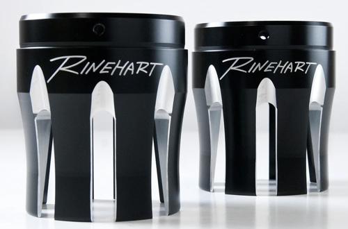 RINEHART MOTOシリーズ Castleエンドキャップ　4インチ／ペア売り