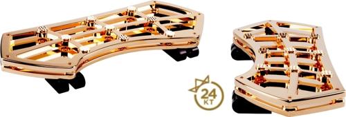 DIAMOND ドライバーフロアボード　【フロアボード】:24ktゴールド　【スキッドプルーフ】:24ktゴールド