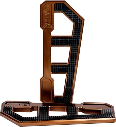 RACING ドライバーフロアボード【フロアボード】:ブロンズ　【インサート】:ブラック