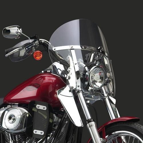 SWITCHBLADE CHOPPED ウインドシールド クリア　1984～12年FXST/C/B/D、1993～05年FXDWG　高さ:13.5インチ