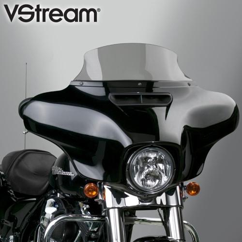 VStream ウインドシールド ライトスモーク 7.5インチ　2014～25年FLHT、2014～23年FLHX｜アンバーピース