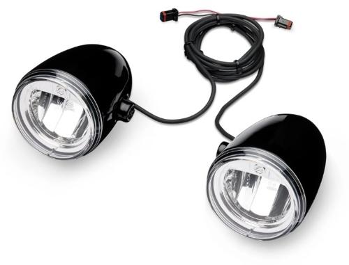 デーメーカーリフレクターLEDフォグランプ　ダイナ、ソフテイル、ツーリング、トライク