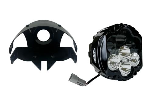 SHARK DEMON2 パフォーマンス LED ヘッドライトキット 台座マウント バイザー付き