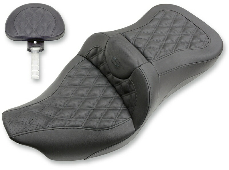 EXTENDED REACH ROADSOFA LS バックレスト シート ブラックステッチ 2008～25年ツーリングモデル（但し2023年以降FLHXSE、FLTRXSE、2024年以降FLHX/U、FLTRX/STSEは除く）｜アンバーピース