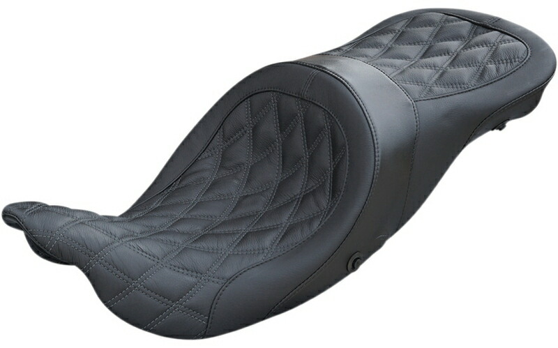 AIRHAWK LONGHAUL DIAMOND-STITCH 2-UP XL シート:2008～25年ツーリング/バックレスト装着無し