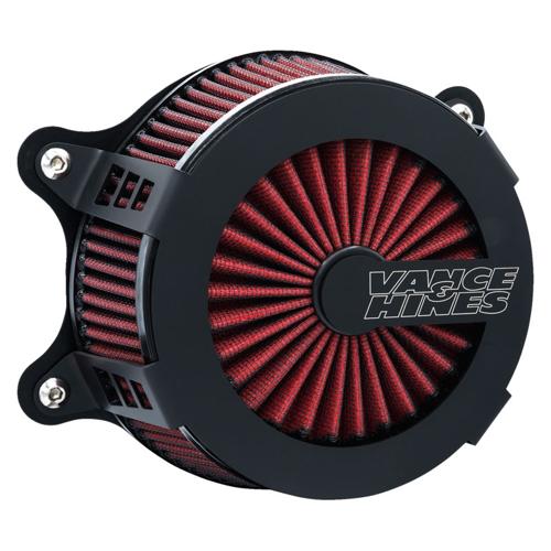 VO2 CAGE FIGHTER エアクリーナー ブラック:2025年以降ソフテイル、2026年以降ツーリング、トライク、2023~25年FLHX/U/SE、FLTRX/SE/STSE|アンバーピース